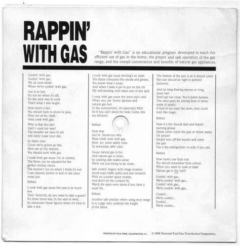 cooking with gas rap